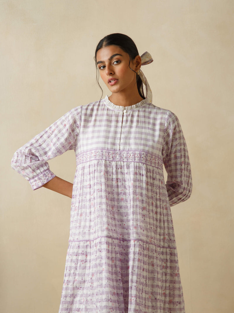 Sallyrosa Cotton Check Dress