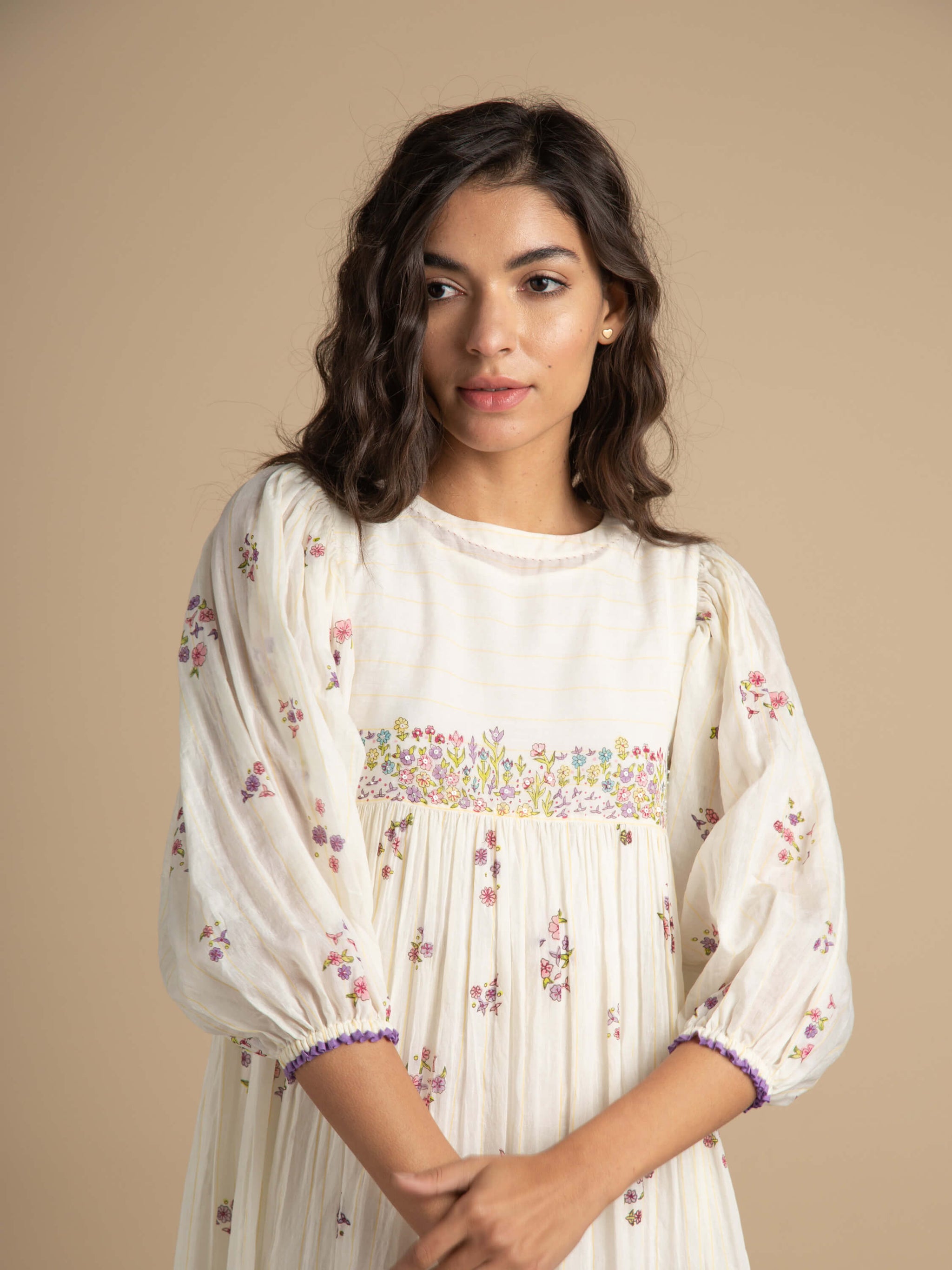 Savannah Dress Strawberry Floral
