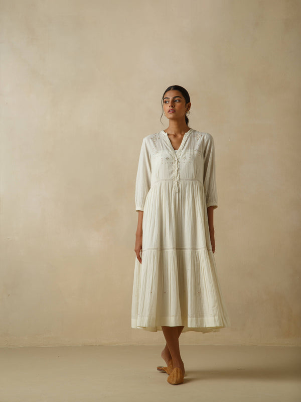 Seedpearl Midi Dress