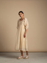 Stay A While Peasant Dress - BunaStudio