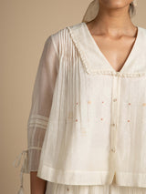 Vintage Whispers Blouse - BunaStudio