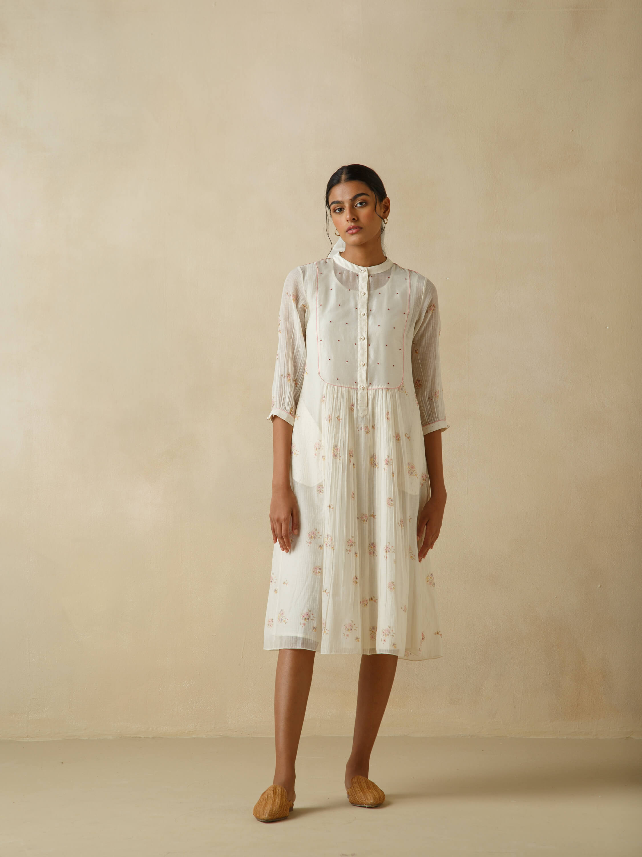 Water Lilies Midi Dress - Image 3