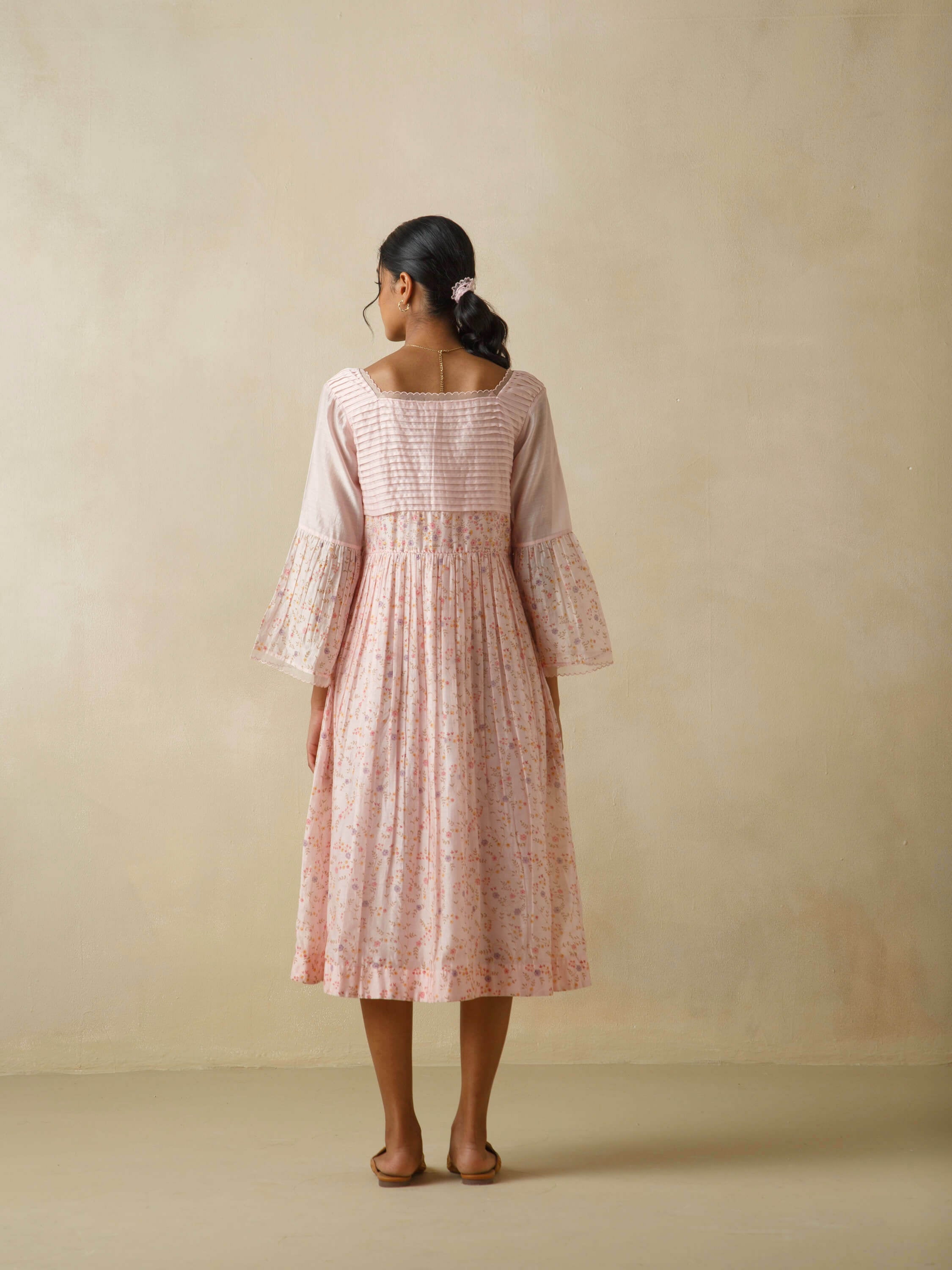 Wellspring Pleat Midi Dress - Image 6