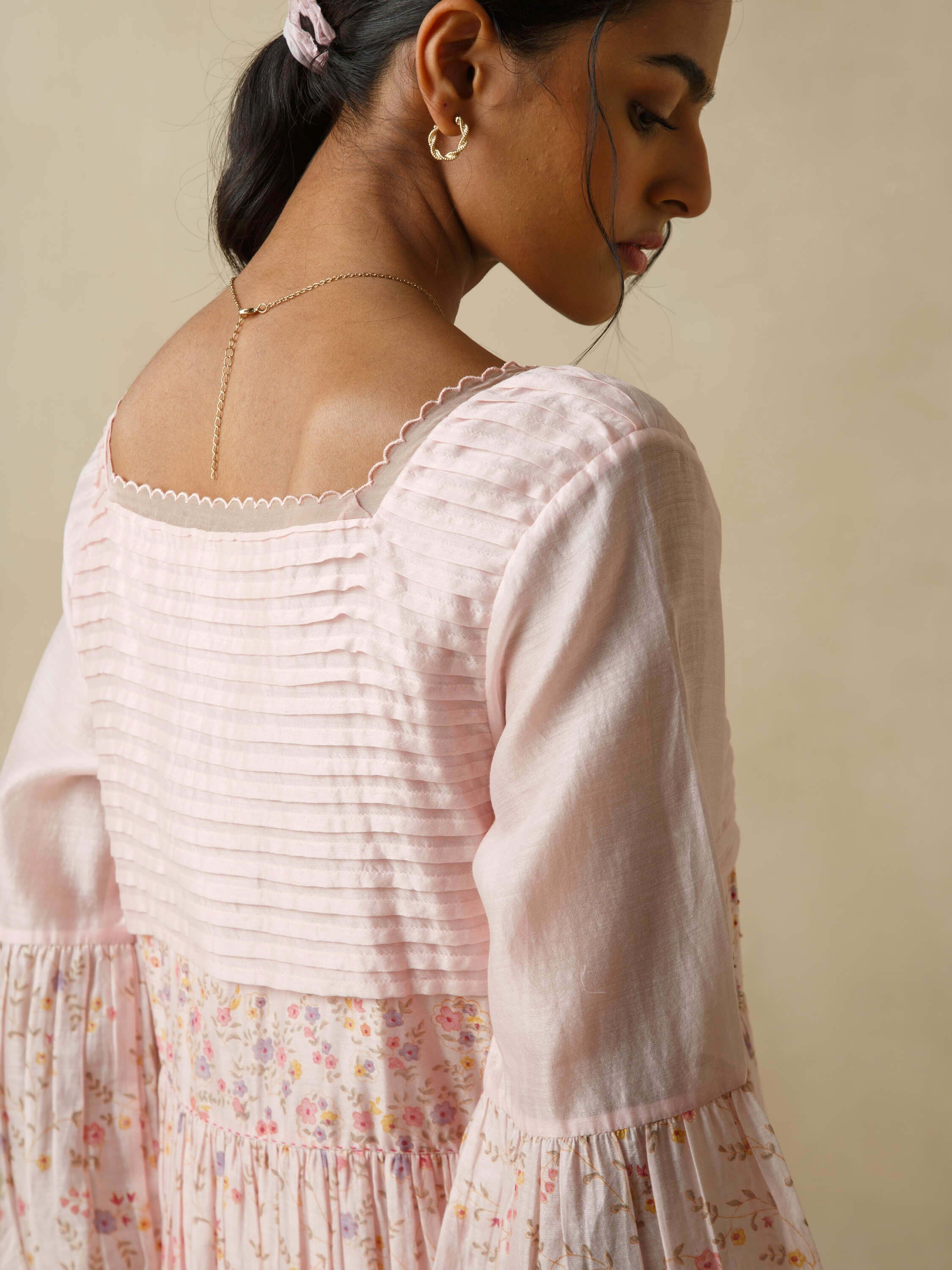 Wellspring Pleat Midi Dress - Image 10