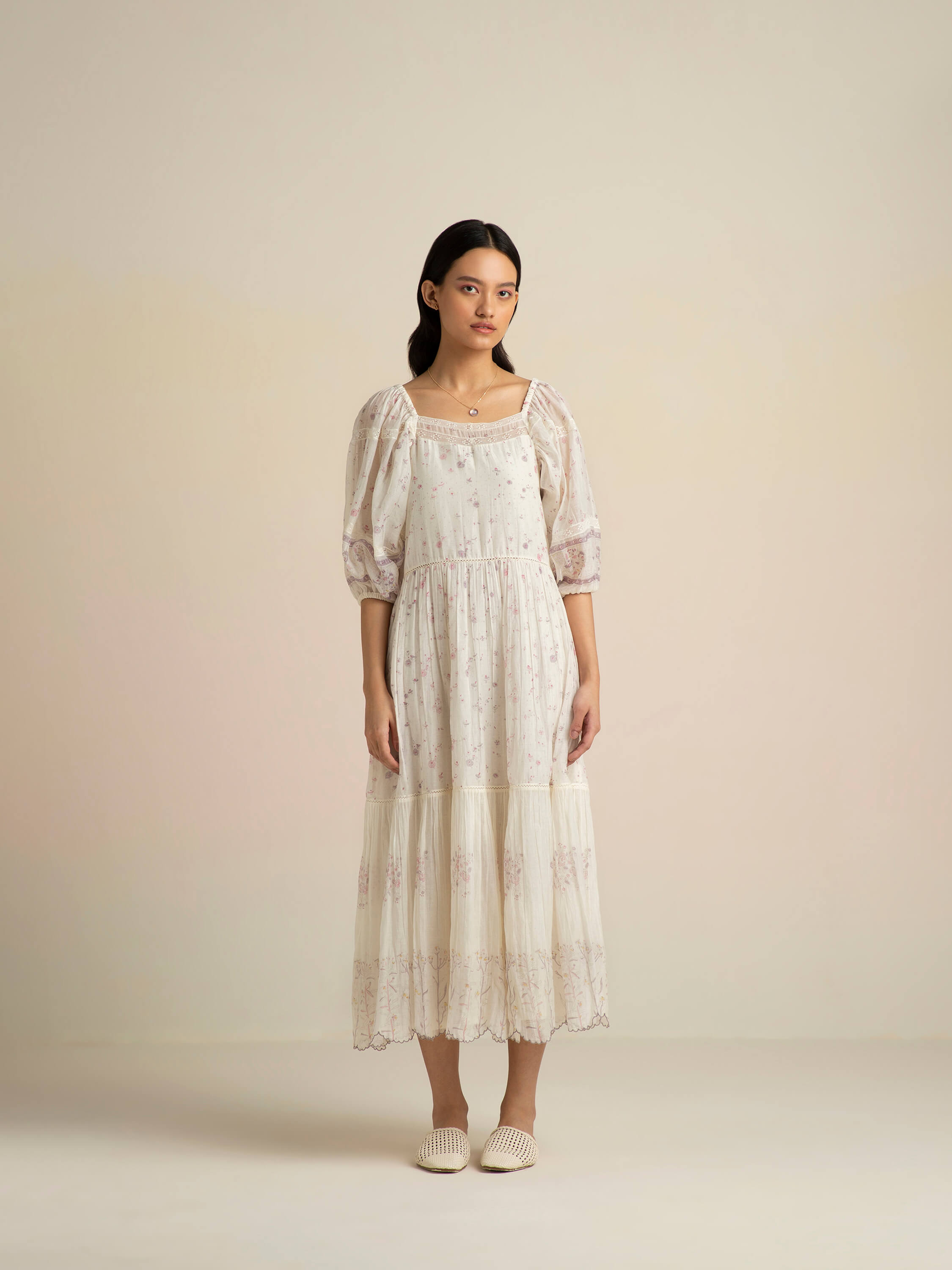 Woven Pearl Dress