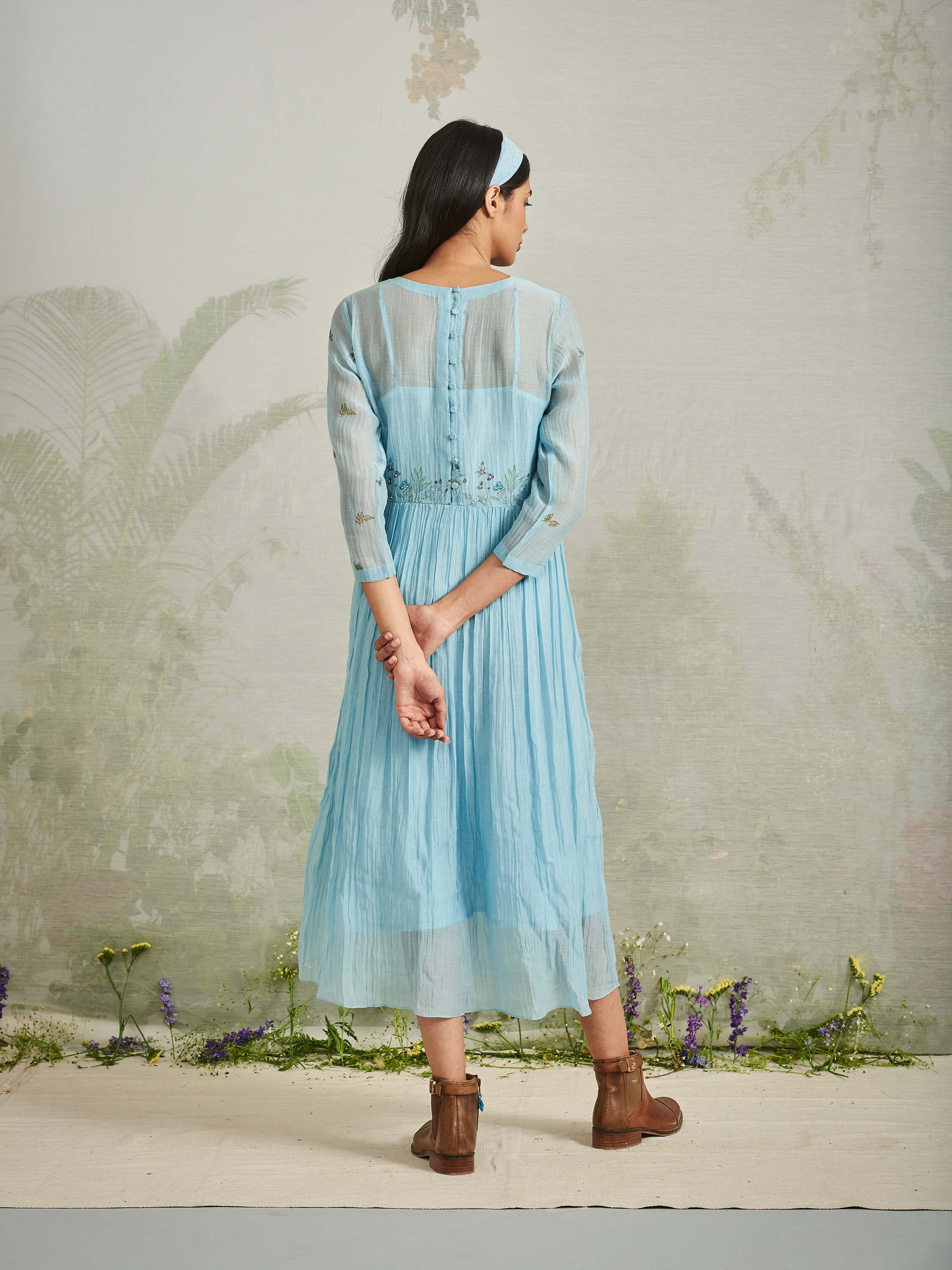 Rapture Rose Print Tiered Dress