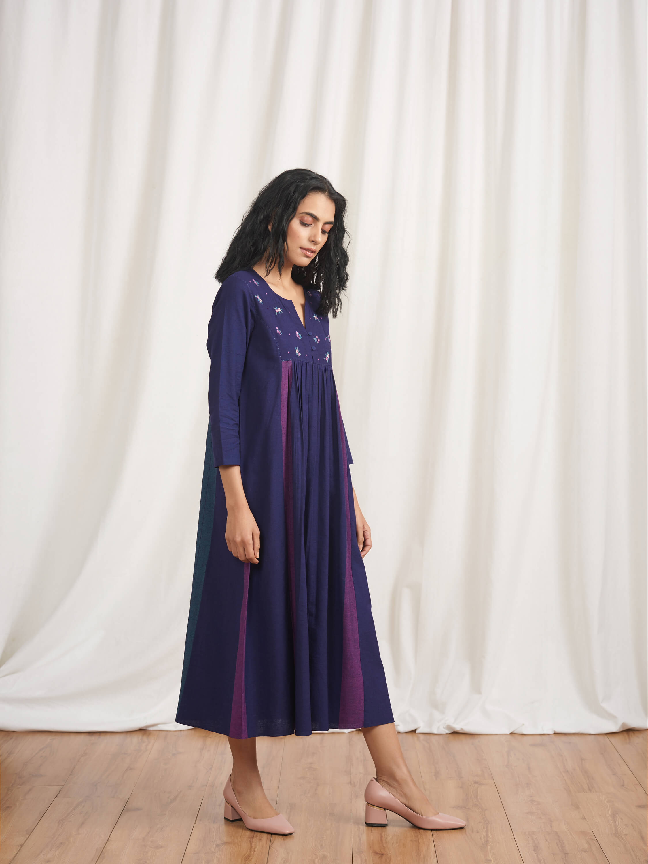 Silk Route Midi Dress - BunaStudio