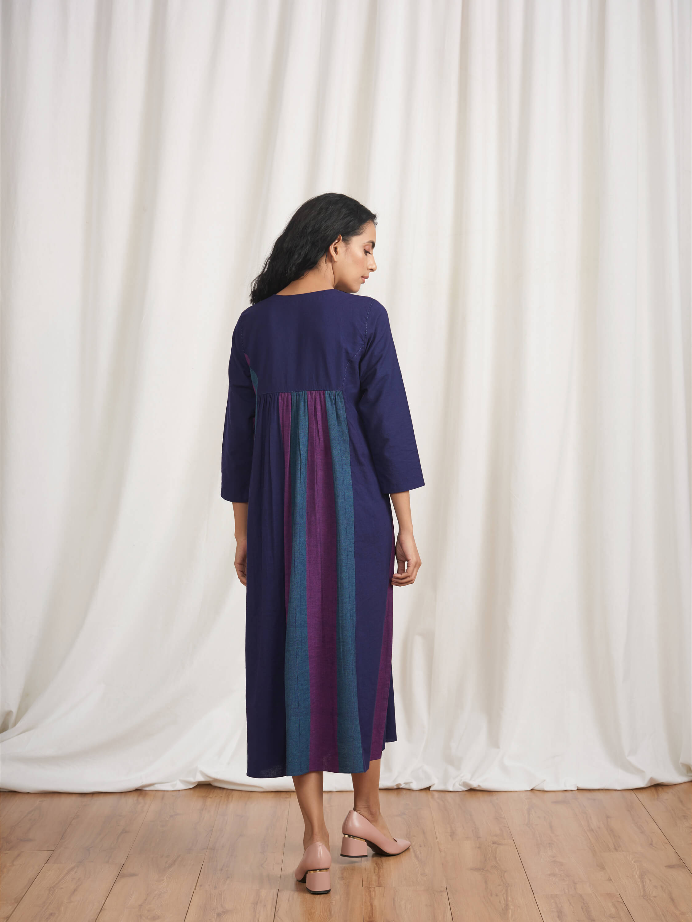 Silk Route Midi Dress - BunaStudio