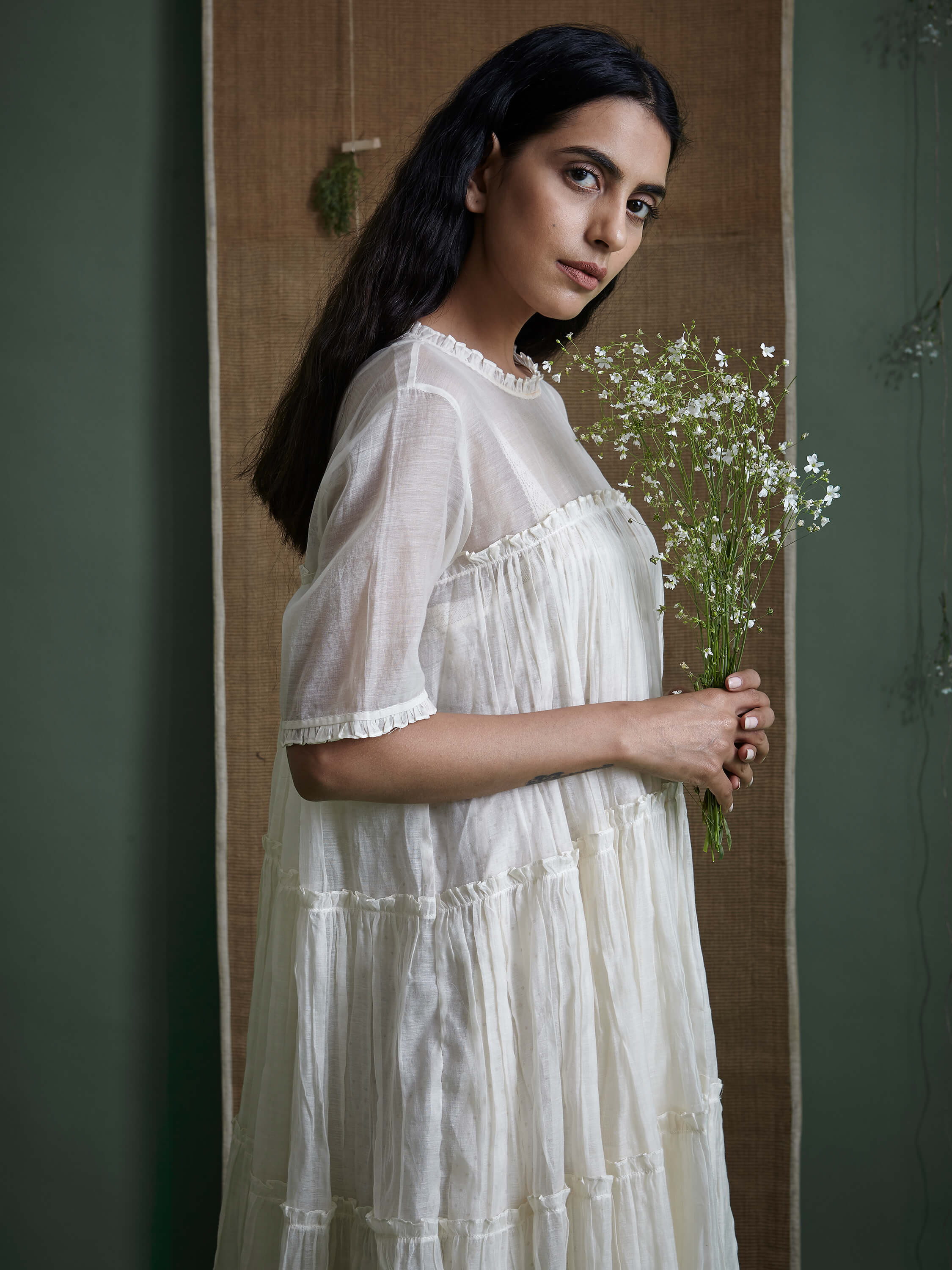 Foliage Tier Dress - Image 2