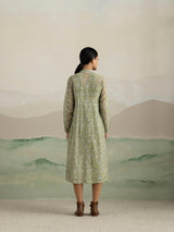 Green Pine Smock Dress