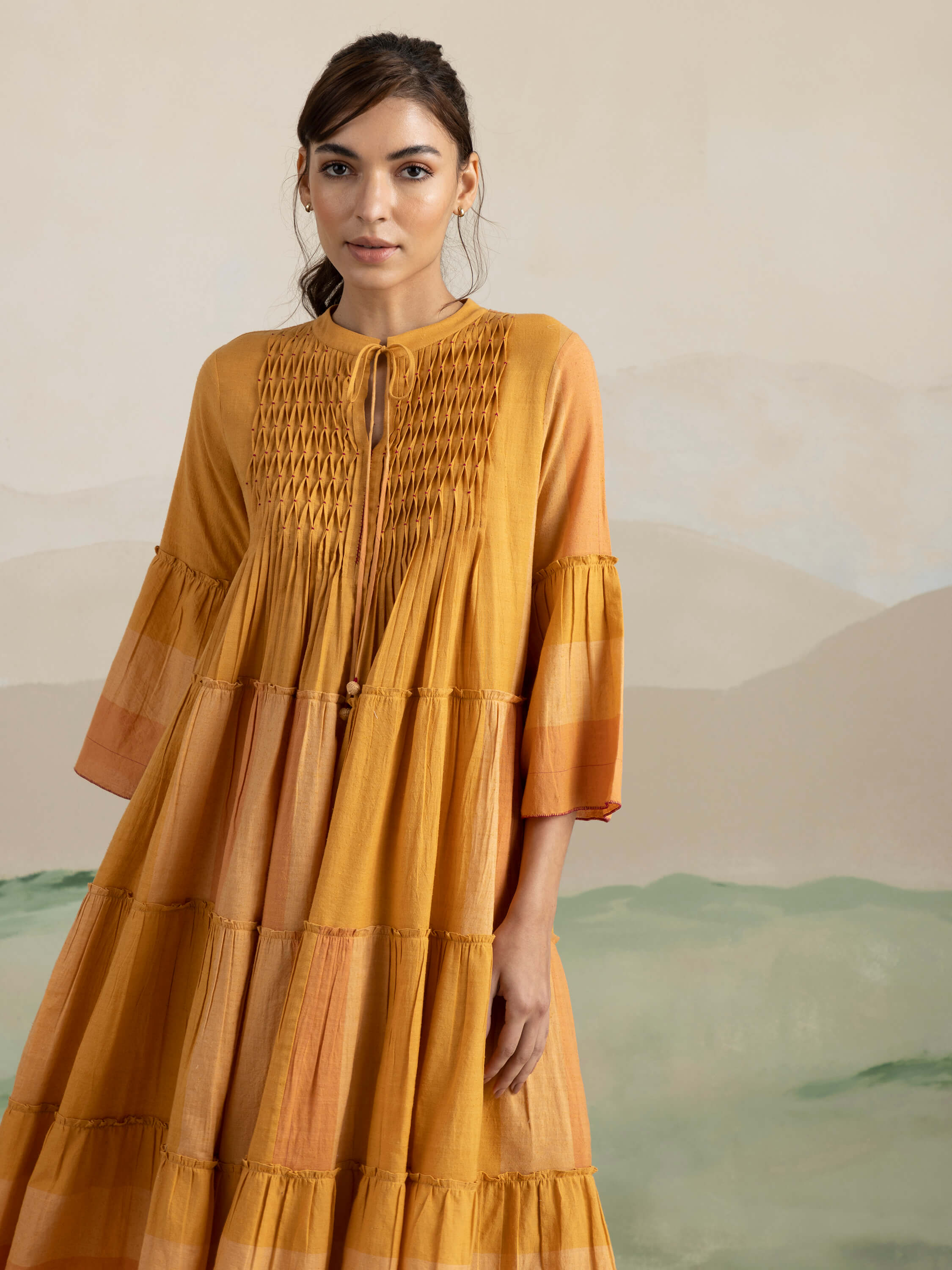Maple Tier Midi Dress - Image 6