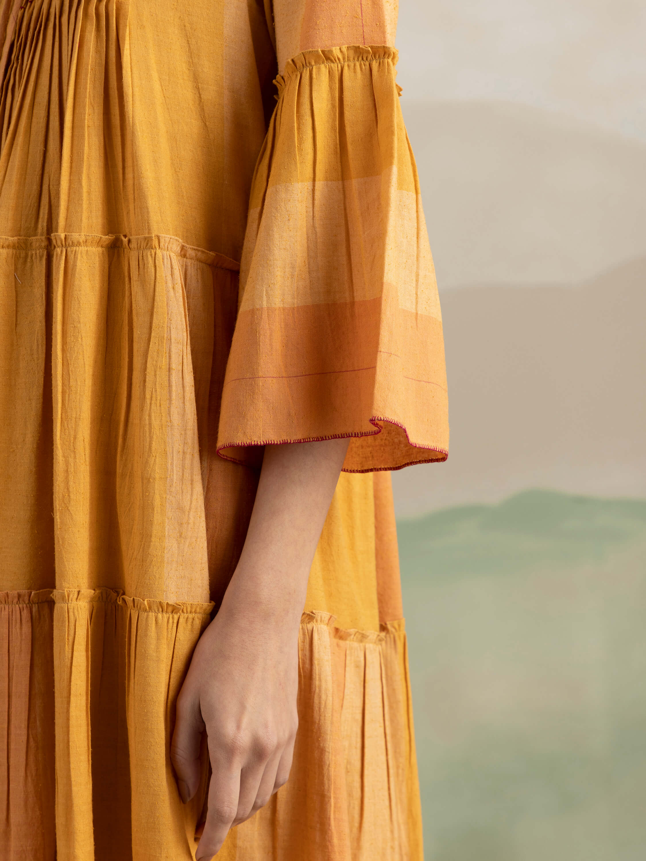 Maple Tier Midi Dress - Image 7