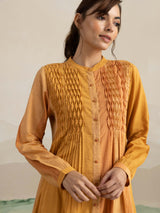 Autumn Leaves Smock Dress