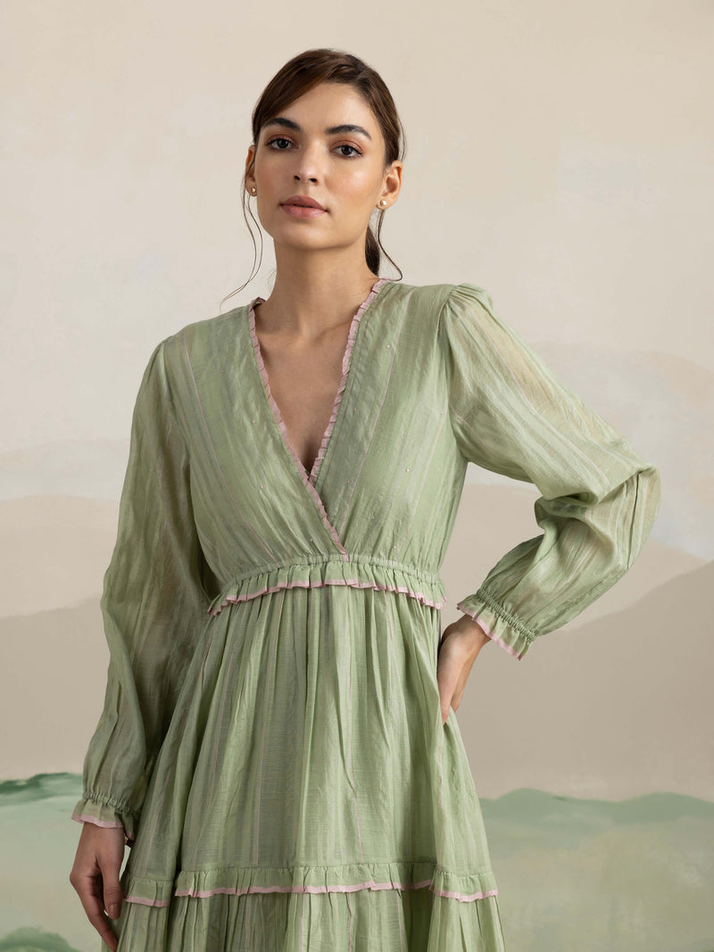 Kiwi Wrap Dress