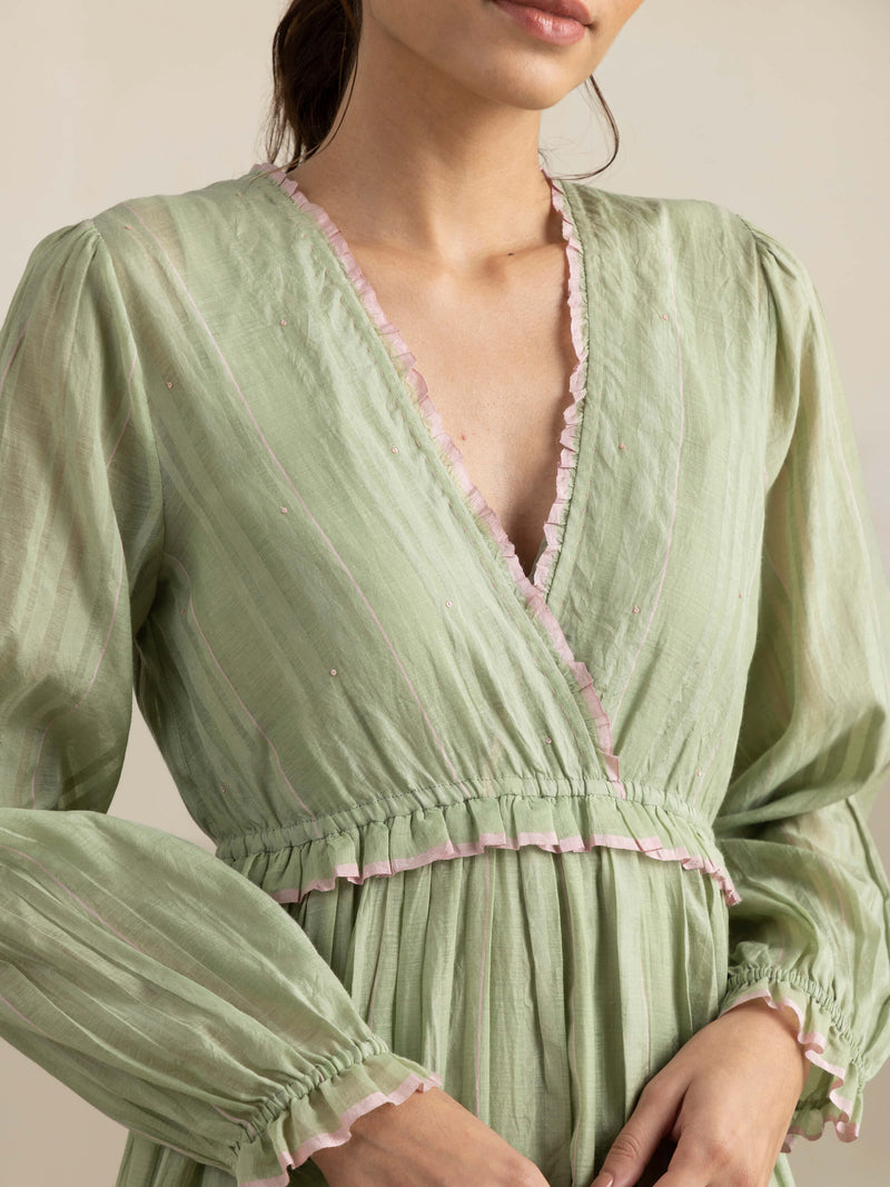 Kiwi Wrap Dress