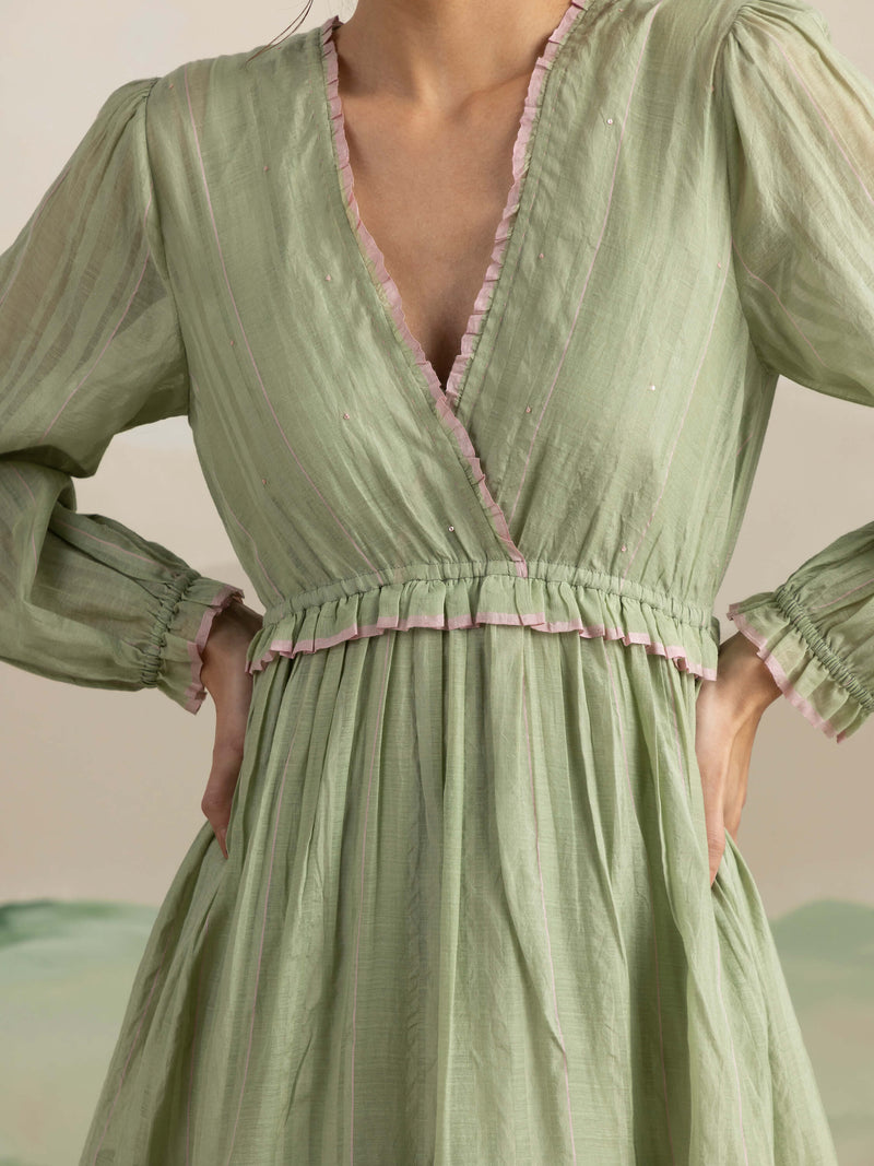 Kiwi Wrap Dress