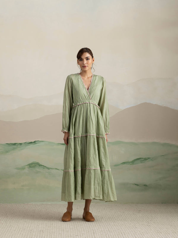 Kiwi Wrap Dress