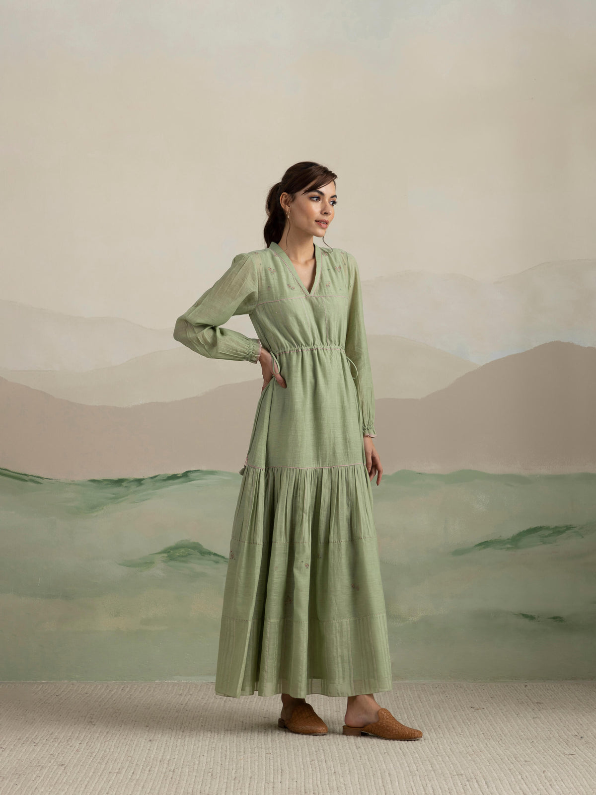 Just A Feeling Sleeveless Maxi Dress (Jade)