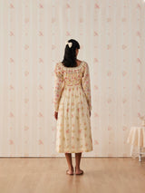 Storyteller Shirred Dress