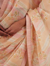 Peach Duet Saree