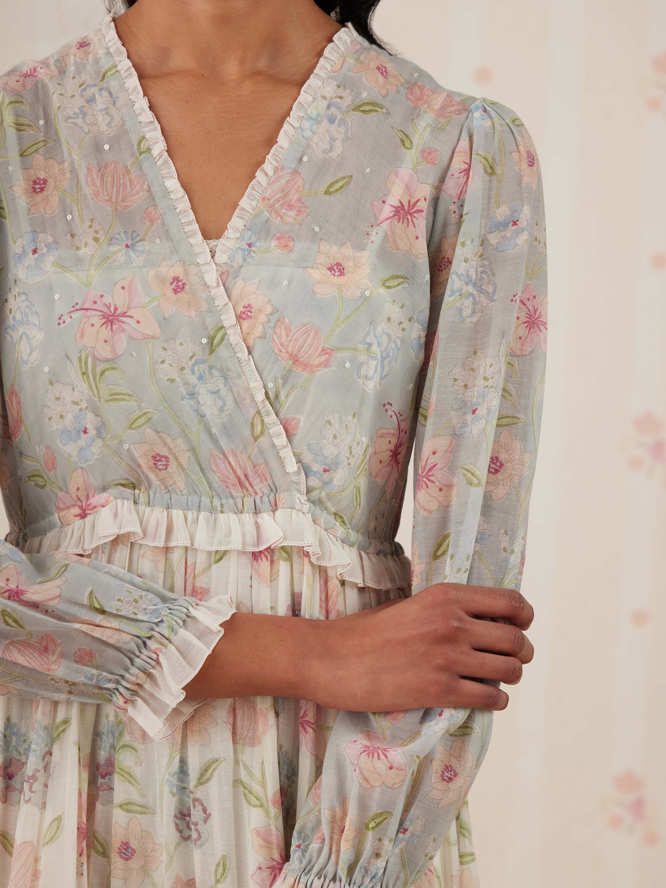Sea Wrap Maxi Dress - Image 11